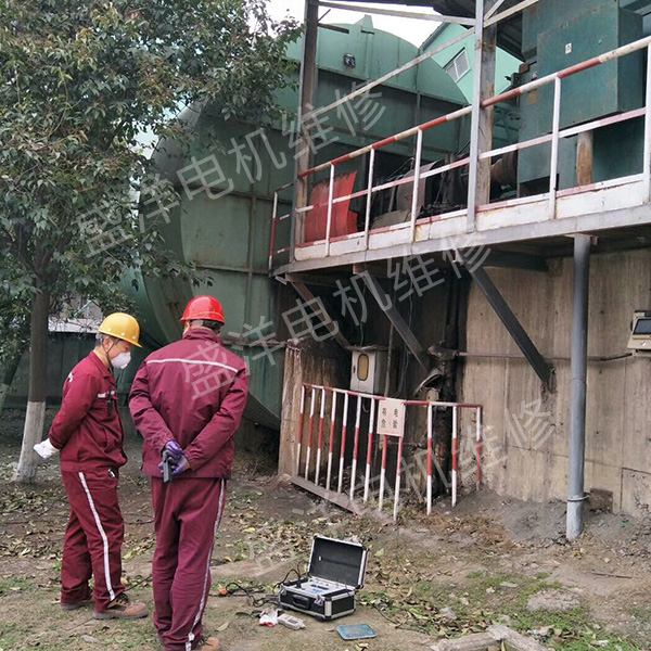 阜阳风机维修现场