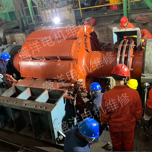 阜阳大型电机维修现场